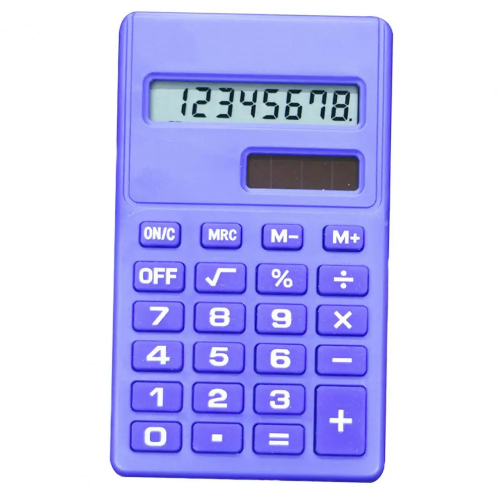 8 Digits Portable Calculator Reliable ABS Office School Home Vintage Desktop Stationery