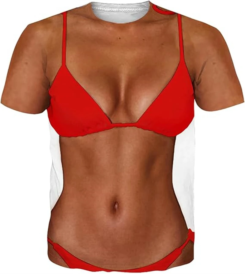 Camisetas de belleza de Anime con gráfico 3D para hombre, camisetas sexys Harajuku, camiseta Hentai de manga corta, ropa informal holgada de gran tamaño para hombre Y2k