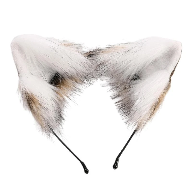 Furry for Cat Animal Ears Geste per faro lungo Accessori per cosplay