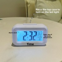 Kids & Students Mini Alarm Clock - Multifunctional Time Manager Digital Kitchen Timer Electronic Clock for Home Use