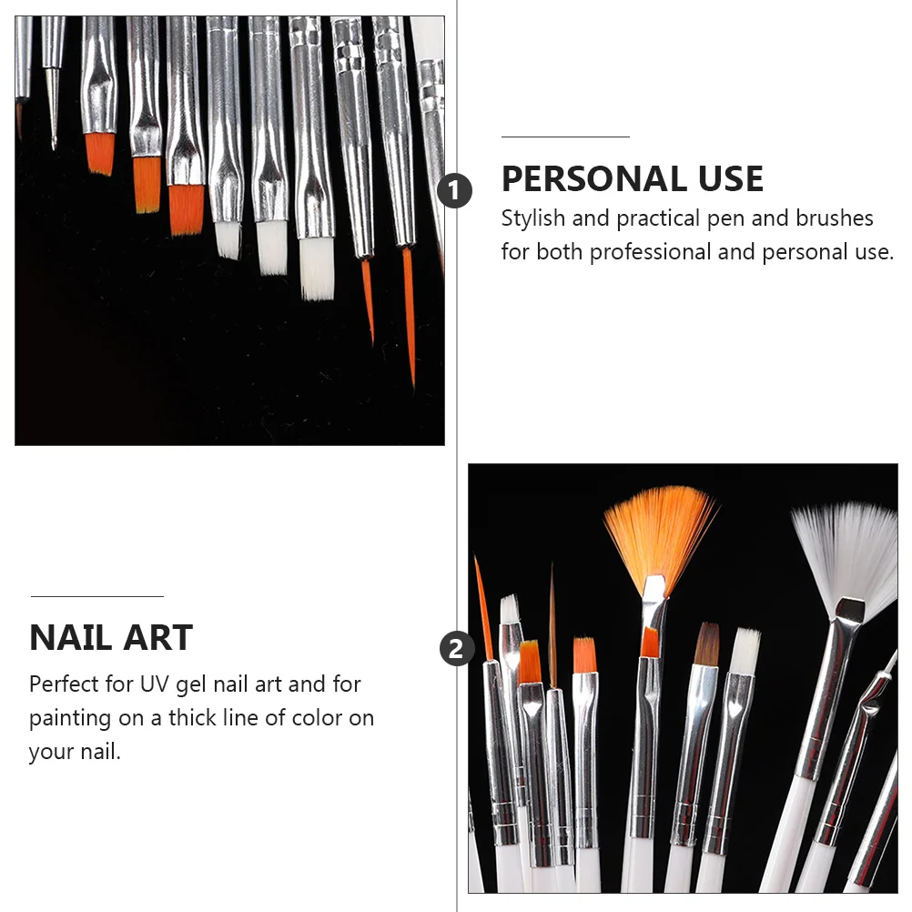 30Pcs Kuchen Dekorieren Punktierung Malerei Zeichnung Stifte Nagel Pinsel Nail art Uv Handwerk DIY Werkzeuge Set Kuchen Dekorieren werkzeug