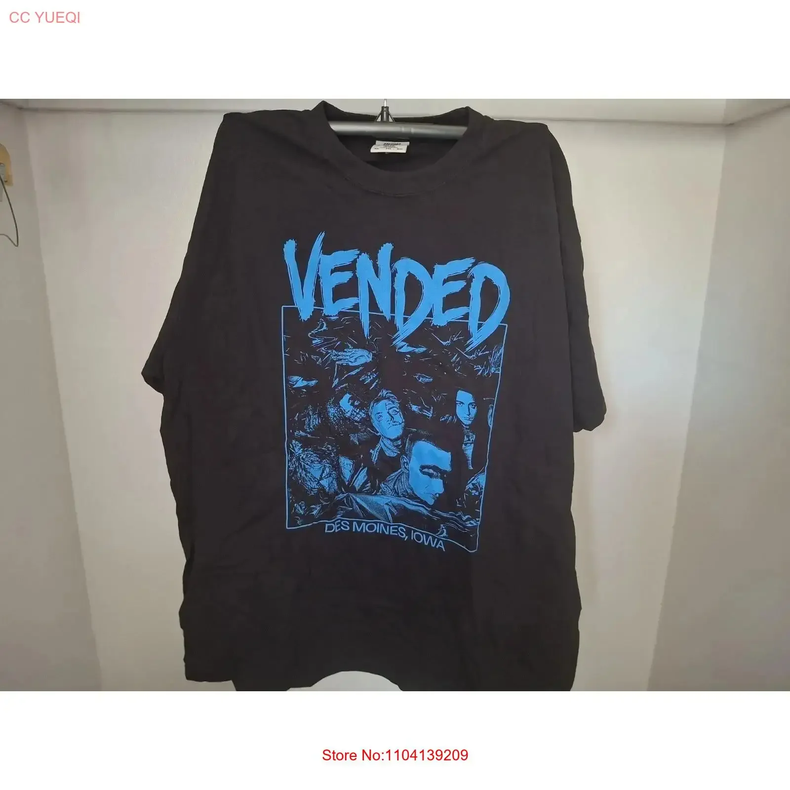 Christmas gift Vended Band Cotton All Size T Shirt 23D910 vintage Washed Versatile Comfortable Top For Everyday Wear Breathable