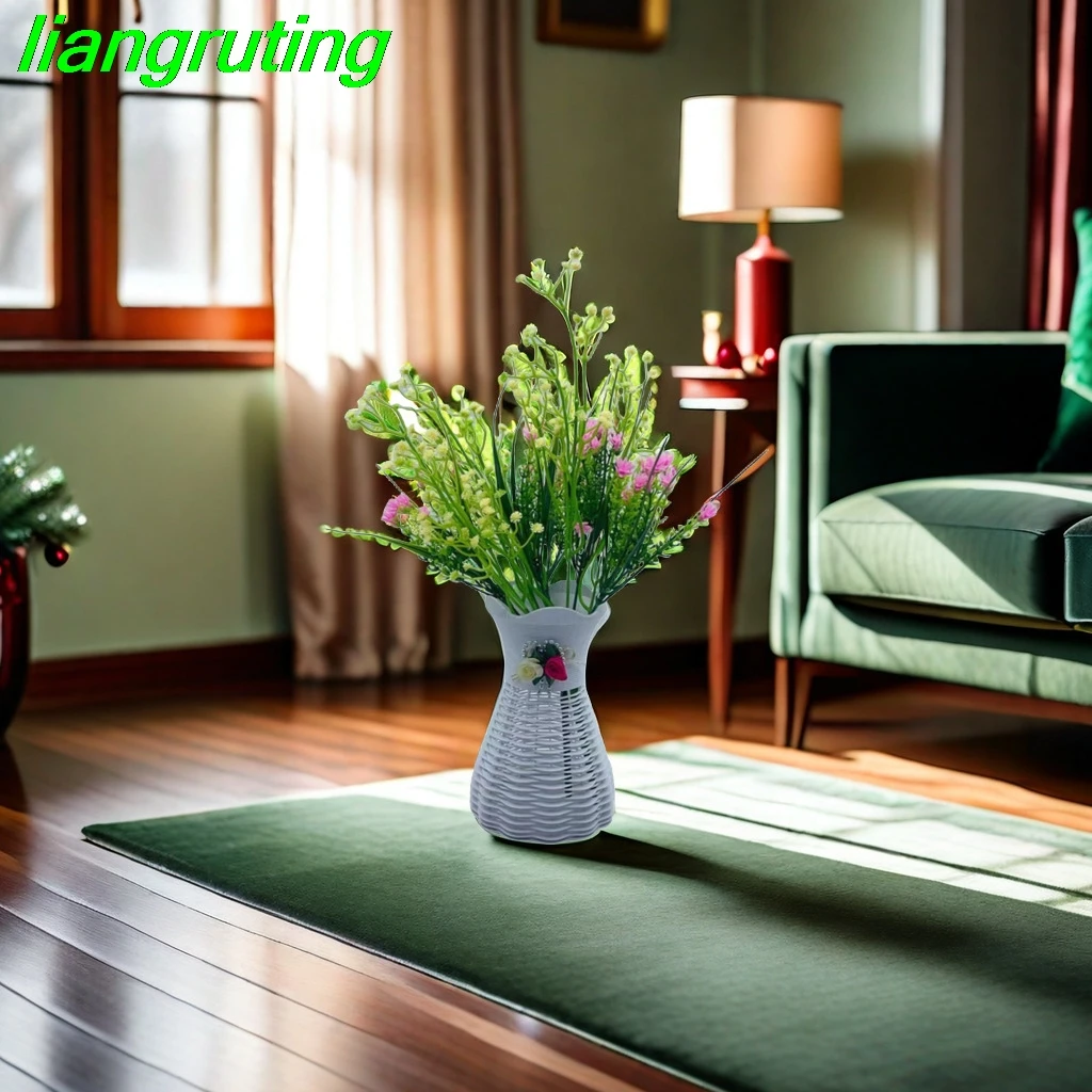 Superior living room decoration Room Garden Festive atmosphere New Year Christmas with bottle simulation flowers fake flowers