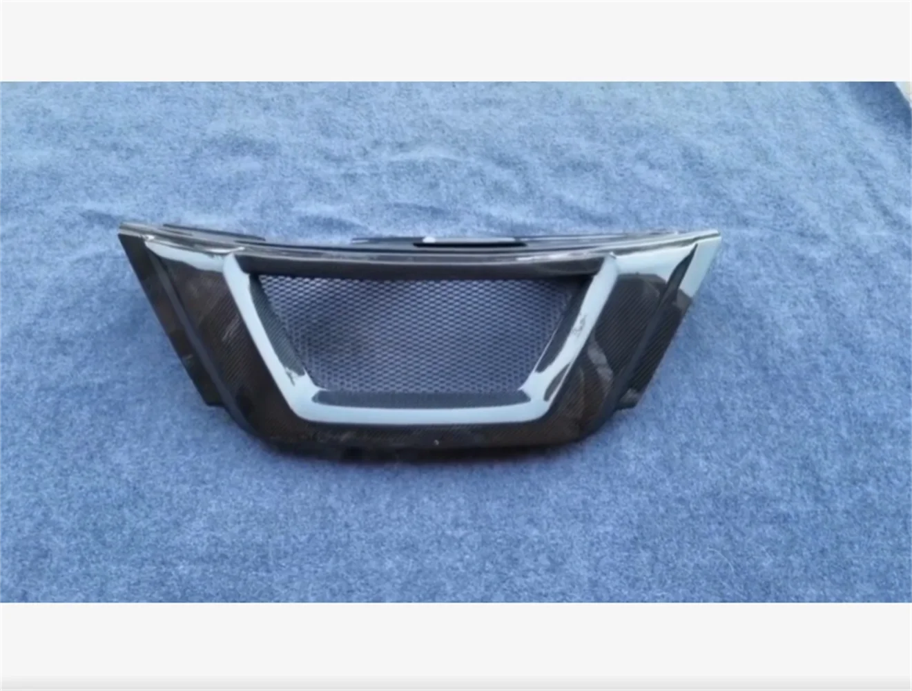 Car Front Bumper modified carbon fibre Net Grille Radiator Grill Mask Assembly for 17-21 NISSAN X-TRAIL