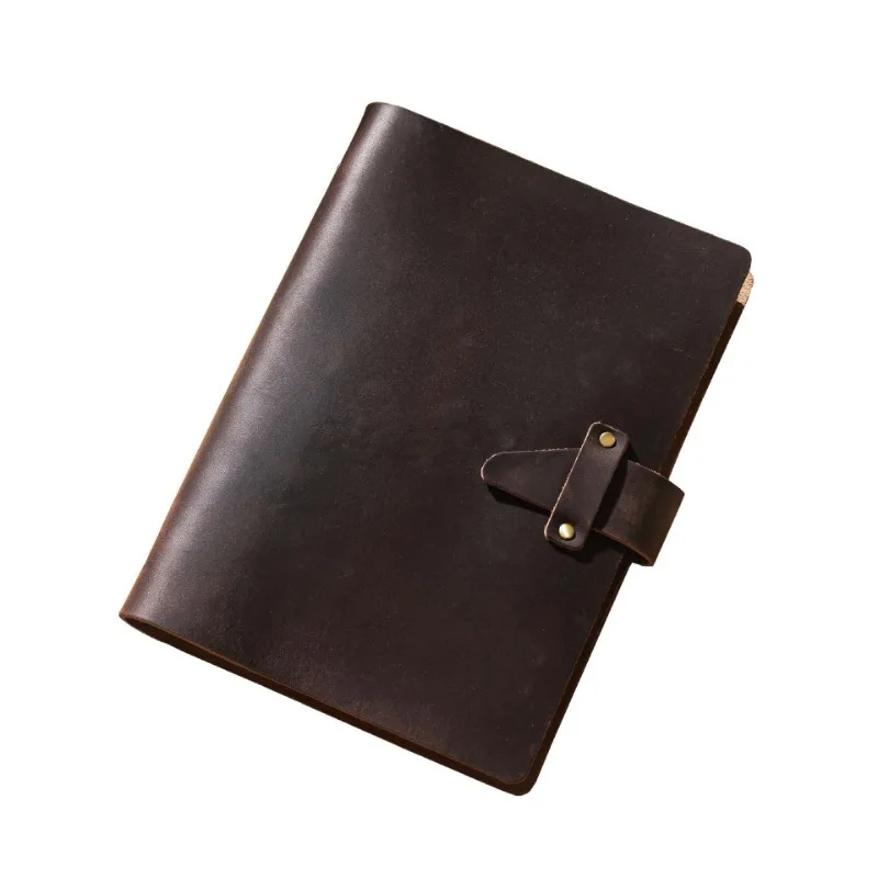A5 Retro Home Loose Leaf Diary Office Business Handmade Creative Leather Notebook