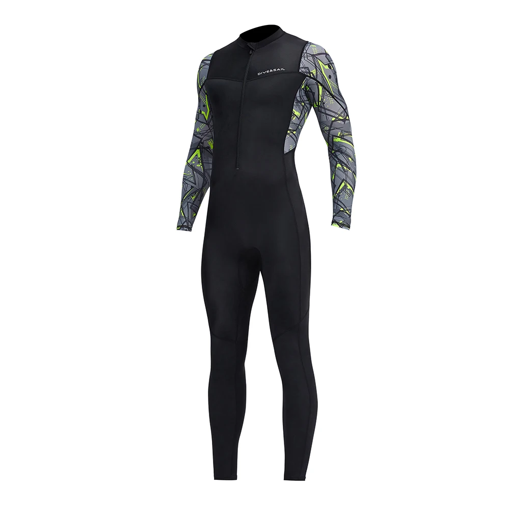 Men Wetsuit Diving Suit 0.5mm Surf Neoprene Suit Long Sleeve Sunscreen Swimming Suit Women Wetsuits Swimming Surfing Snorkeling