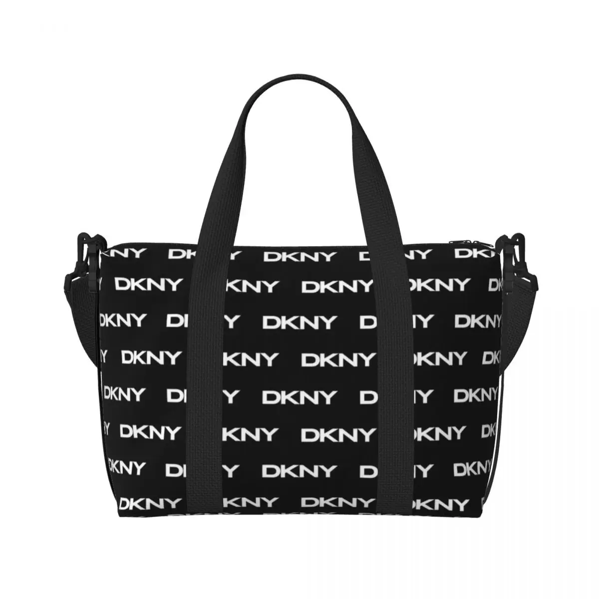 D-DKNYS New York Skyline tas Travel pria wanita, tas tangan kapasitas besar, tas olahraga kebugaran, paket perjalanan