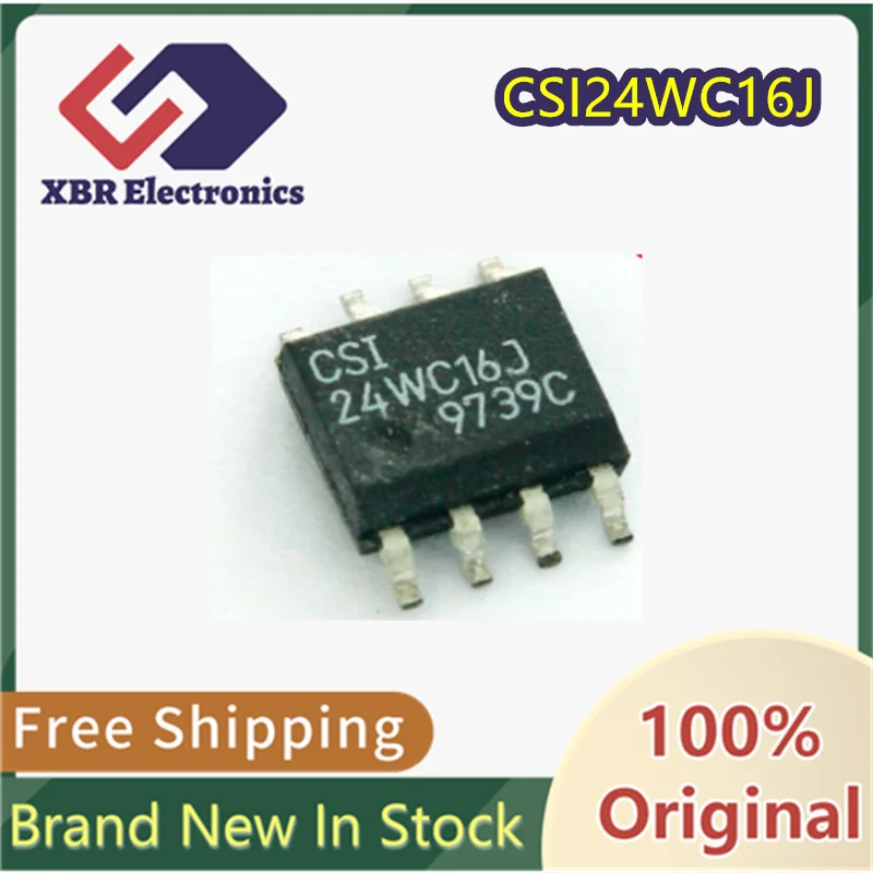 

(5/50 pieces) CSI24WC16J 24WC16J Memory IC SOP8 Brand new genuine product In stock for fast shipping