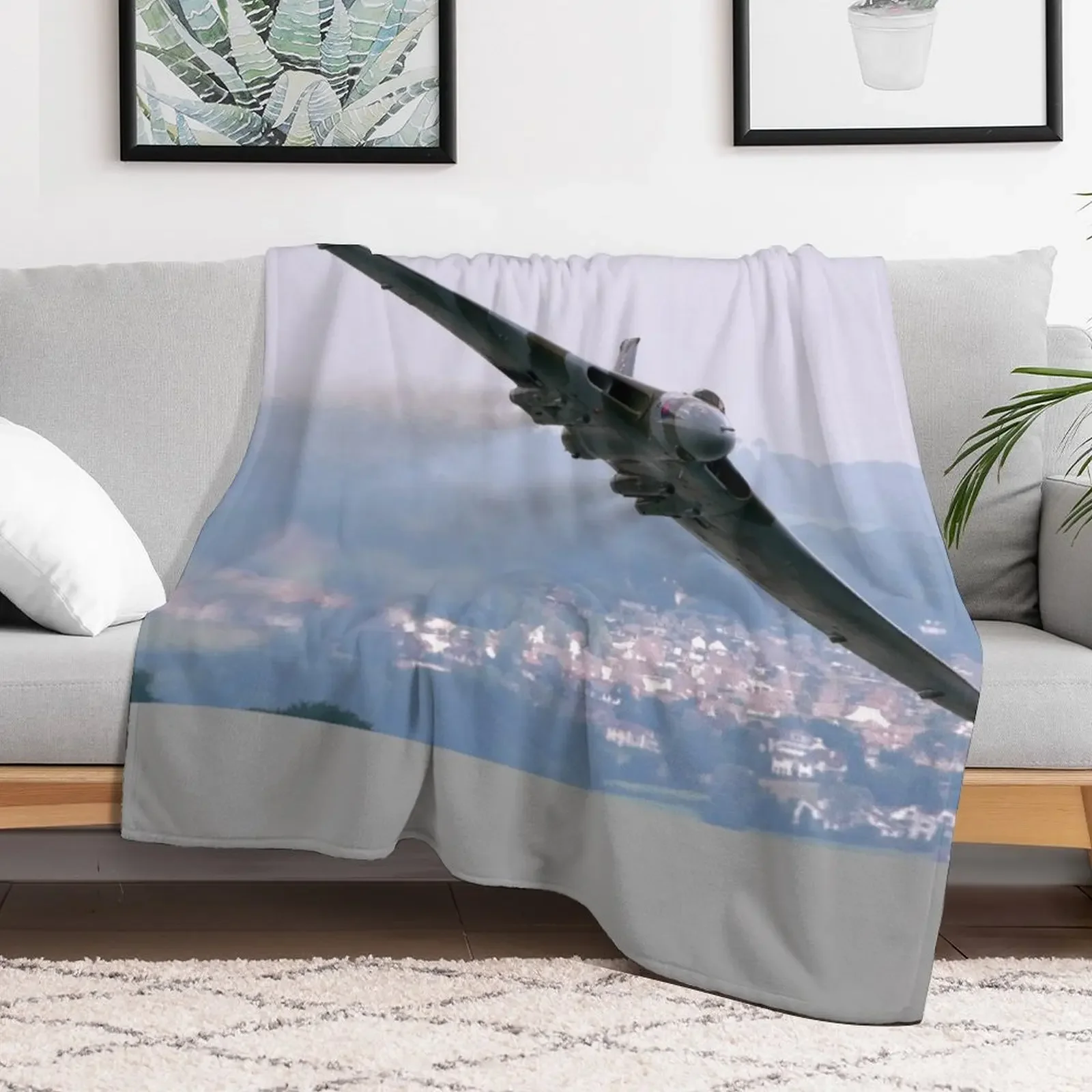 Avro Vulcan - Dawlish Air Show 2015 Throw Blanket warm winter Weighted Flannel Fabric Blankets