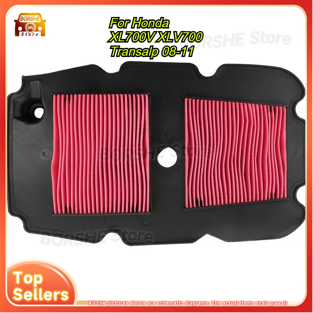 

Air intake filter elements suitable for Honda XL700V XLV700 Transalp motorcycle parts from 2008 to 2011