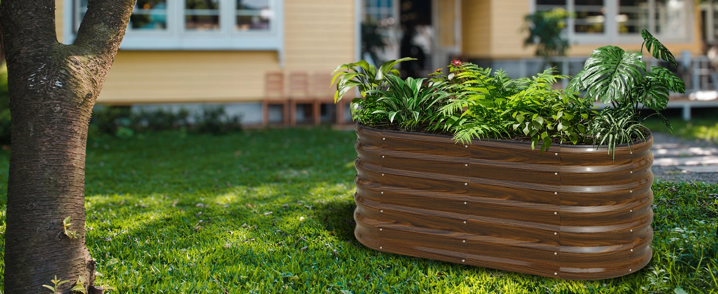 Galvanized Steel Raised Garden Bed Kit - 2 Pack 4x2x2 ft Metal Planter Box for Vegetables, Flowers, Herbs | Easy Assembly, Open Bottom Design for Optimal Drainage