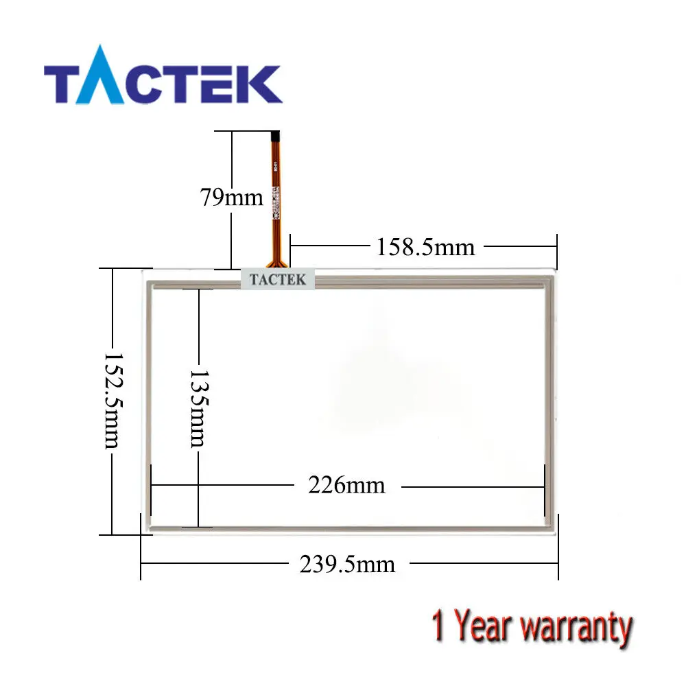 Touch Screen for HCFA TL2510 TL2510-E TP2510 TP2510-E KDT-5636 Touchpad +Overlay