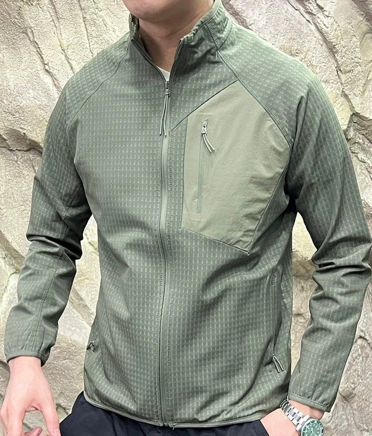 Towel bottom architecture craft! men's mountain outdoor quick-drying waterproof jacket