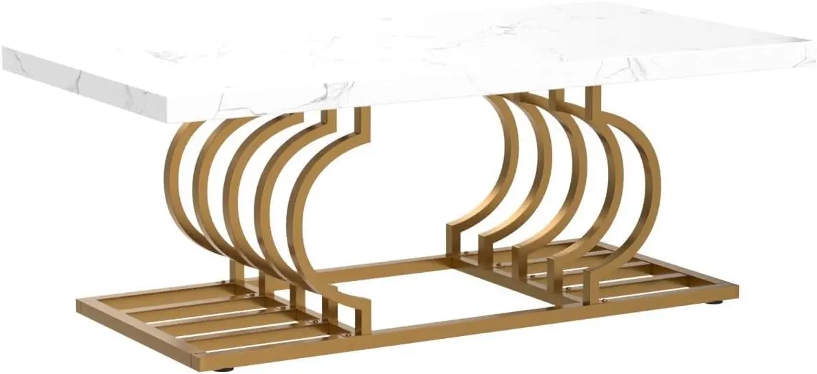 odern Coffee capaz, Cockail de arble falso de 47 polegadas capaz oeric Frae, Cener retangular capaz ea able Acce