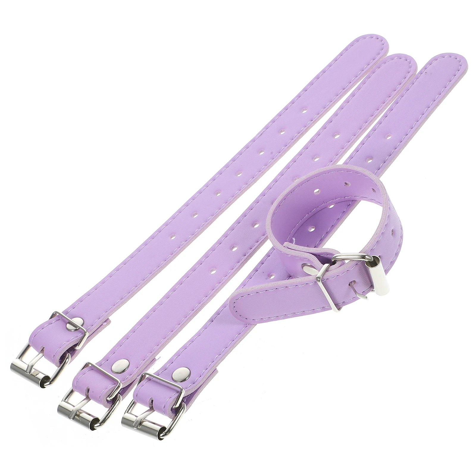 

2 Pairs Purple Bike Basket Straps Adjustable Front Rack Belts Kids Bicycle Accessories Cycling Parts Bike Rack Straps