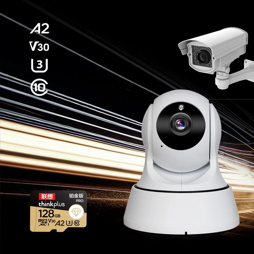 Карта памяти Lenovo Thinkplus Micro SD PRO версии 32 ГБ 64 ГБ 128G 256G до 130 МБ/с Флэш-карта MicroSD C10 U3 A2 V30 4K TF Card