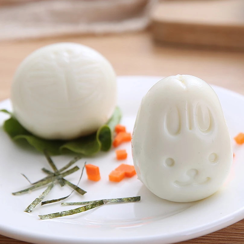 6/8 قطعة الكرتون لتقوم بها بنفسك قالب البيض المسلوق قالب كرة الأرز بينتو صانع أدوات السوشي لون عشوائي اكسسوارات المطبخ أدوات المطبخ #5