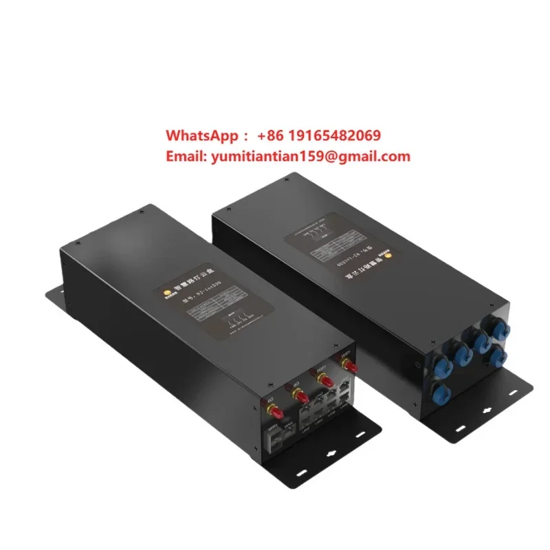 Intelligent Building Automation System Comprising Central Controller and Wi-Fi Module Equipped with Antenna.