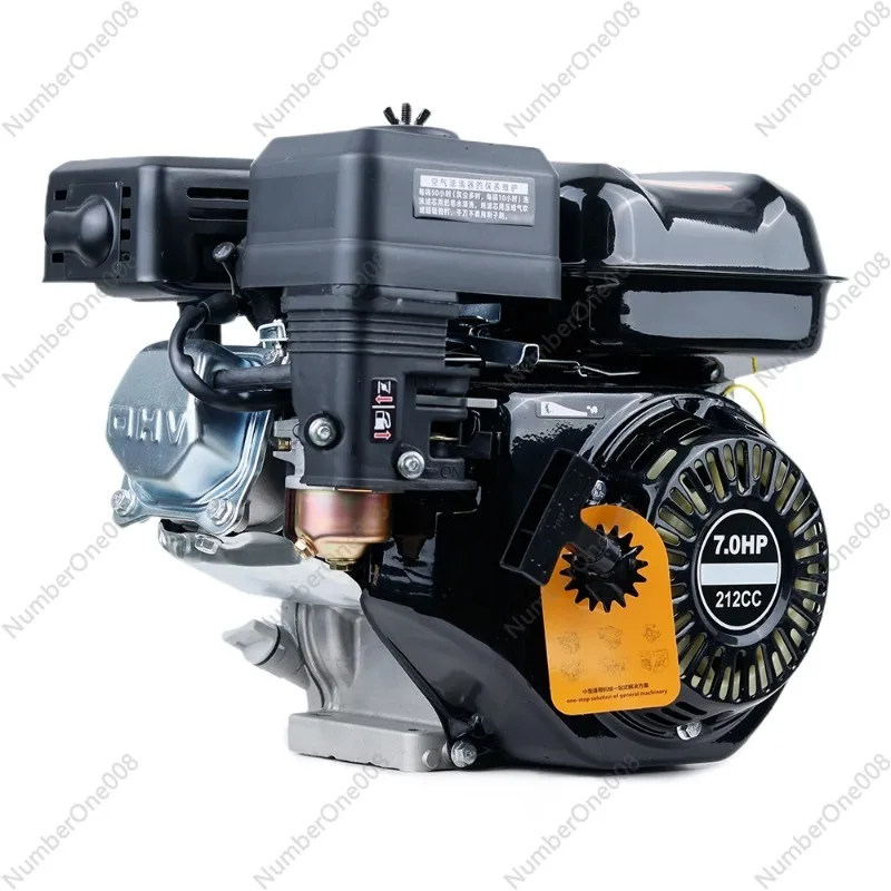 

6.5Hp 168F-1 Gasoline Micro Engine 4Kw Four-Stroke Small Power Accessories 196Cc Flat Key Shaft Engine Structure