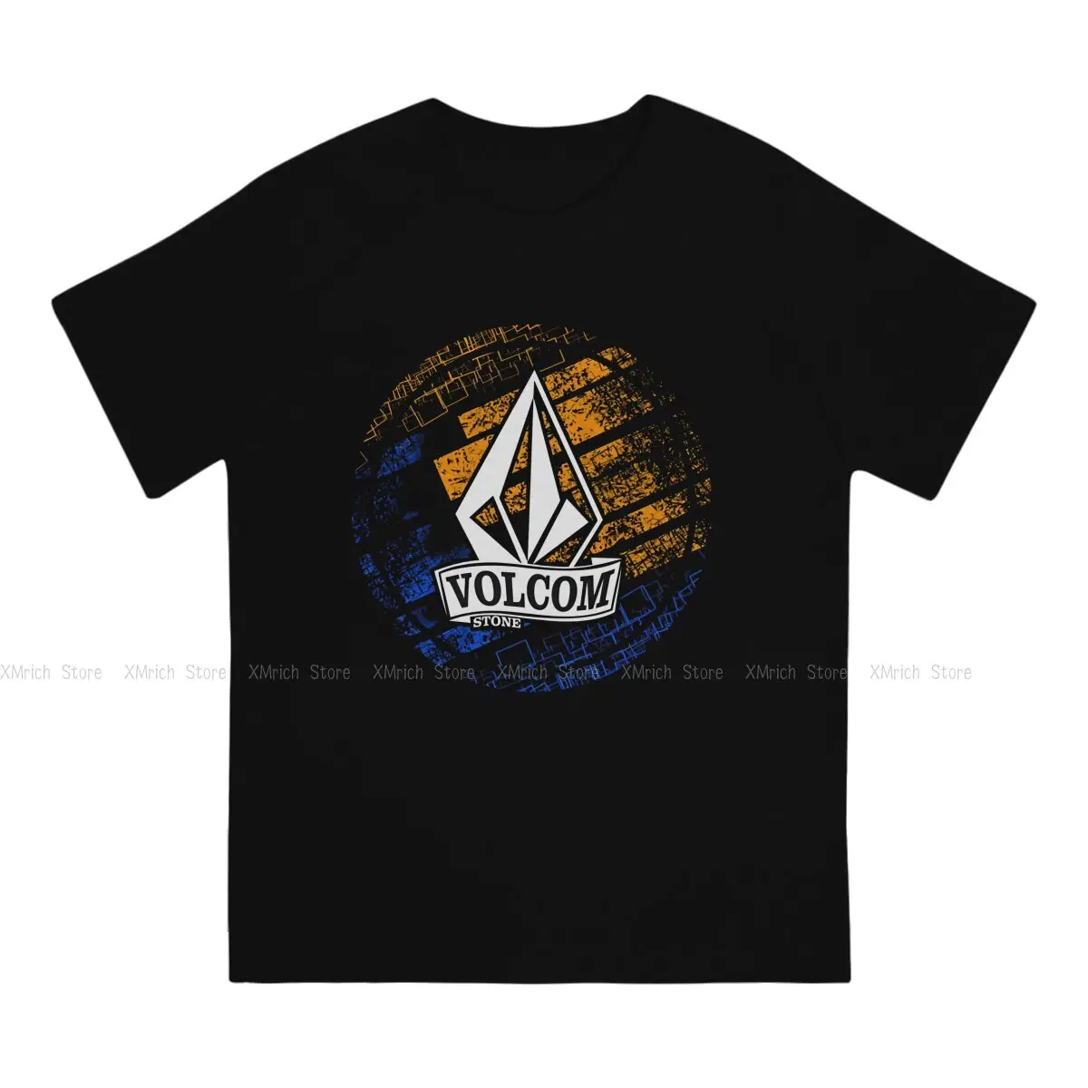 Volcom Cool T-Shirt for Men Volcom Leisure Pure Cotton Tees Crewneck Short Sleeve T Shirts Unique Tops