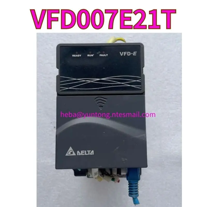 

Used frequency converter VFD007E21T 0.75KW 220V