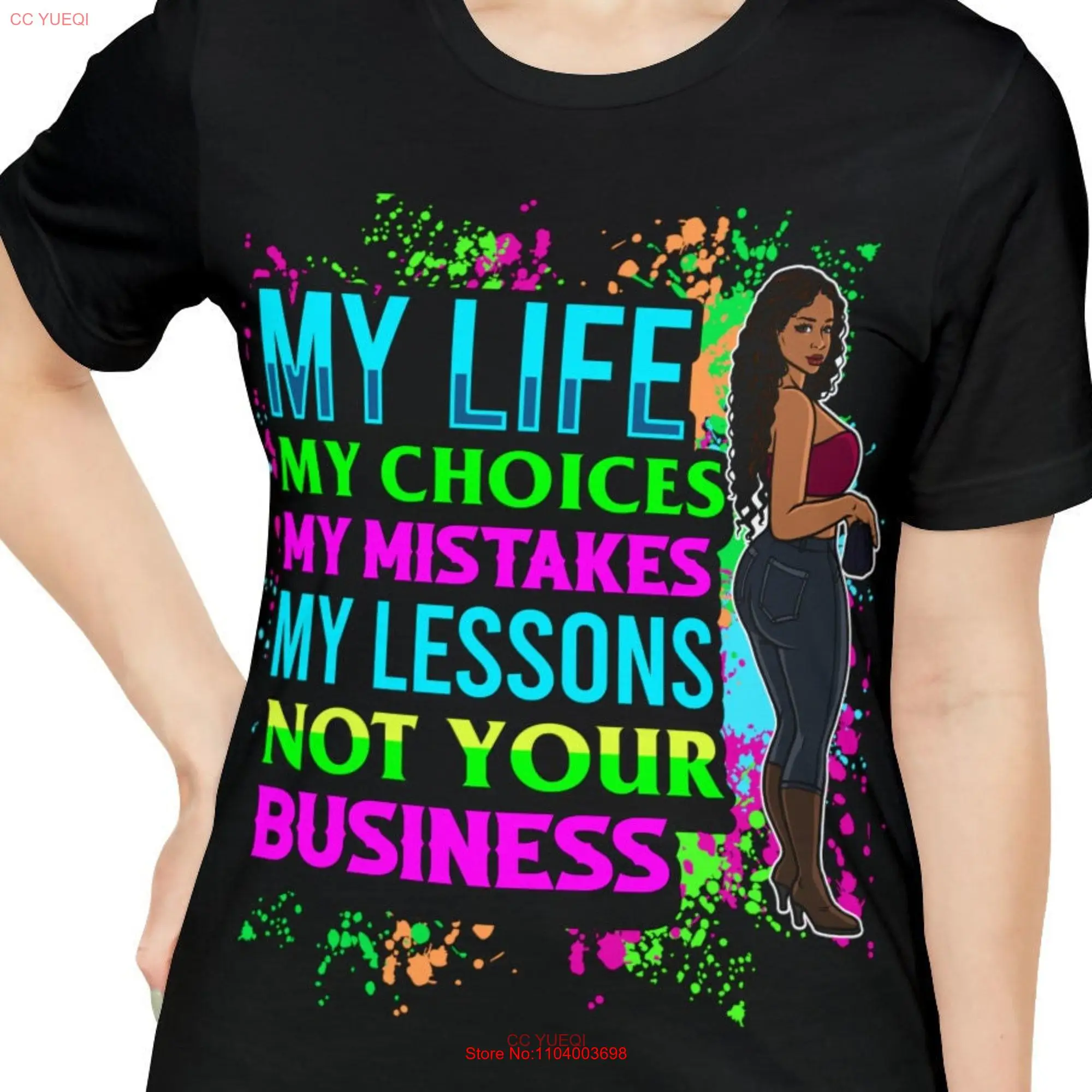 My Life Choices Mistakes Not Your Business Woman T Shirt New Trending Wear Products By Aymara Unique Designs Swag Fashion