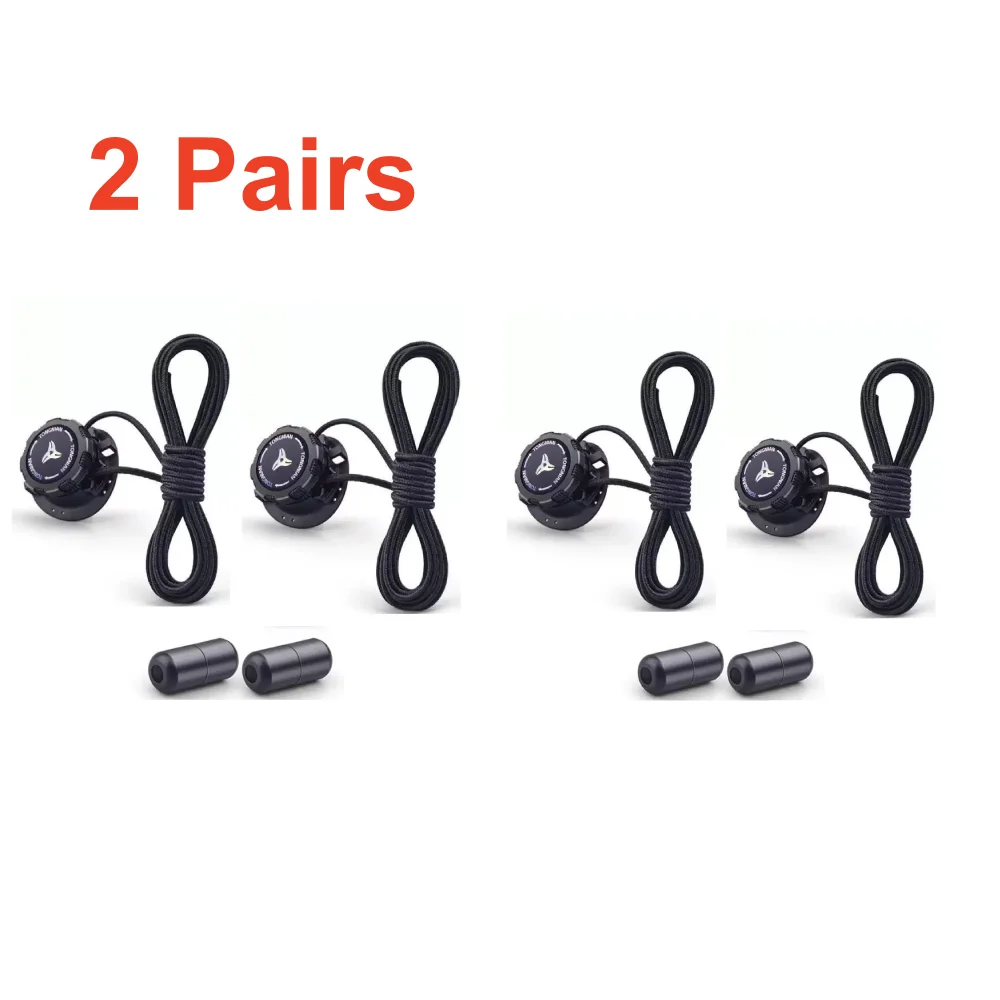8/4/1 Paar Schnellverschluss-Schuhschnallen mit Drehverschluss für Sportschuhe, Unisex, schnell verstellbares Design, vormontiertes Schuhzubehör