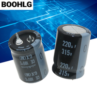 2PCS original aluminum electrolytic capacitor 315V 220UF 22X30 GX 105 degrees for 250V