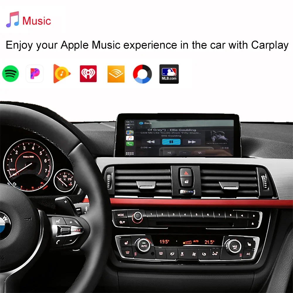 Wireless Apple CarPlay For BMW 3 4 Series F30 F31 F32 F33 F34 F35 F36 NBT Android Mirror Link AirPlay Car Play Youtube Function