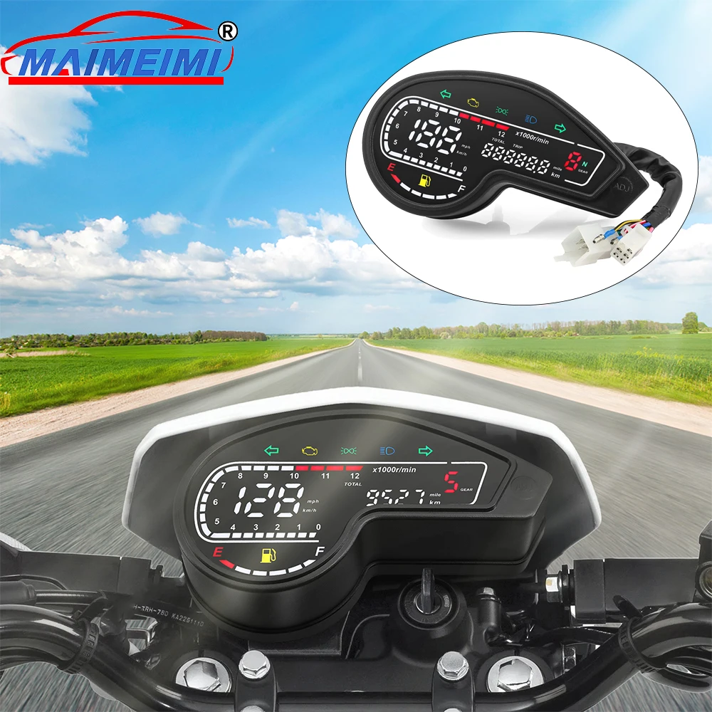 Motorcycl Speedometer For NXR150 NXR125 Bros 2003-2014 CRV GY200 Mexico Brazil Colombia Motor For Honda Digital LED Odometer