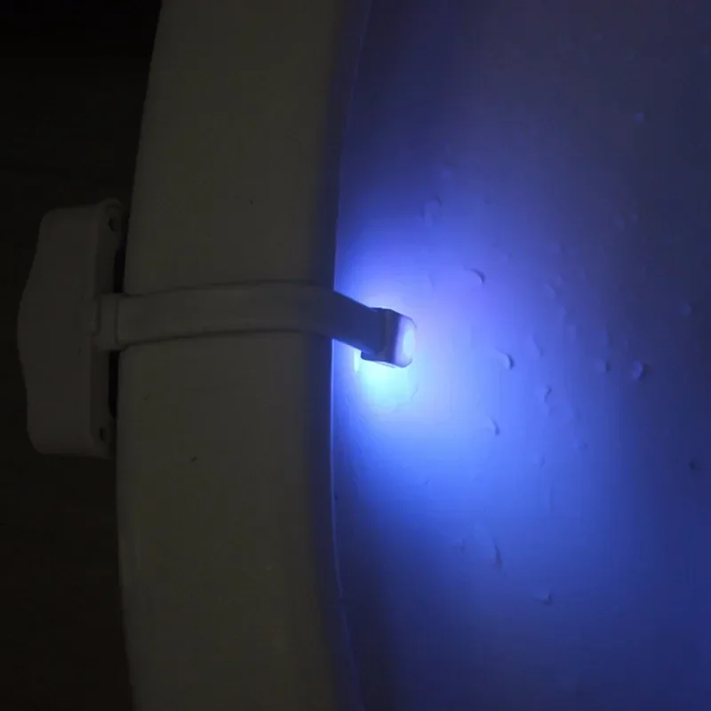 Motion Sensor Toilet Light LED Night Lights 8 Colors Washroom Night Lamp Toilet Lamp Bowl Lighting For Bathroom Washroom