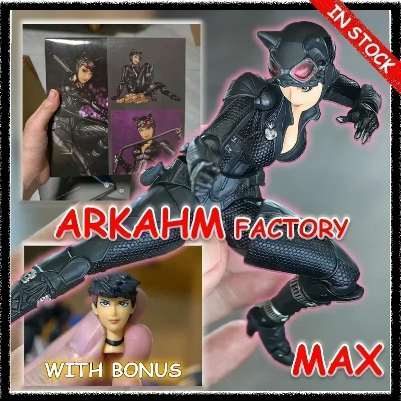 

В наличии: Фигурка Catwoman от Arkham Factory, MAX Factory, Kaiyodo Revoltech Yamaguchi, модель KO, экшн-фигурка, индивидуальные подарки, игрушки