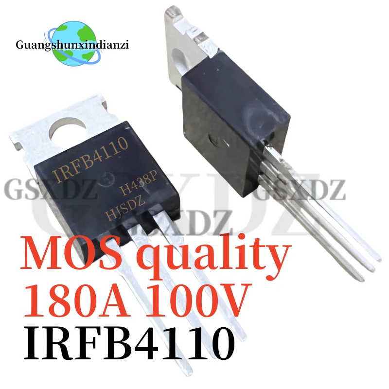 

10PCS-100PCS New product IRFB4110 IRFB4110PBF B4110 MOS 180A 100V quality N-channel field-effect transistor TO-220