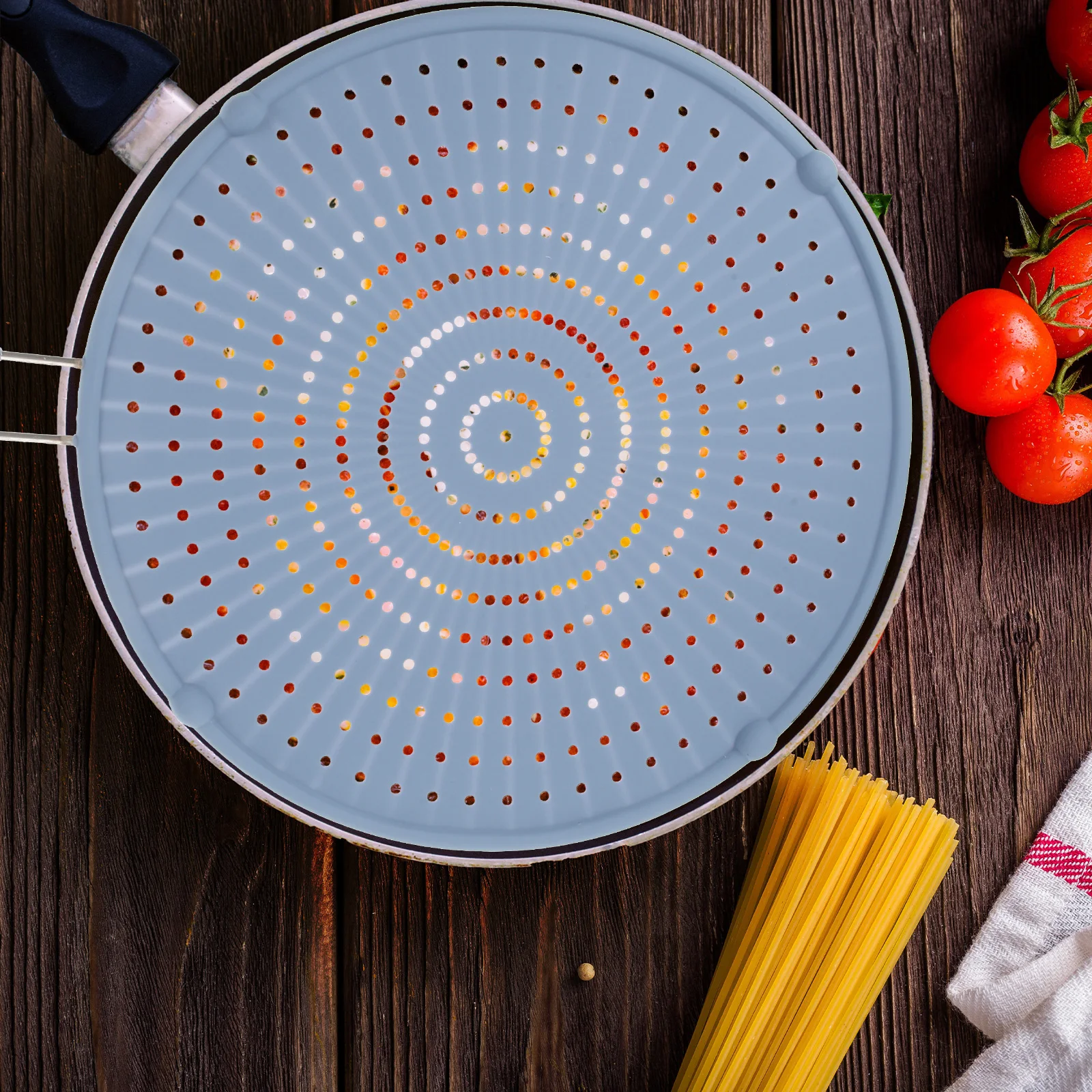 

Silicone Oil Splash Guard Anti Spatter Screen Mesh Net Random Color Stovetop Grease Shield Cooking Tool Kitchen Gadget Pot