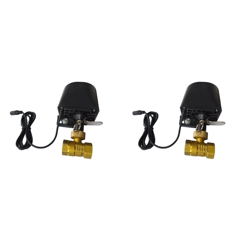B50C 2X Tuya Smart 3.0 Gases Water Vavle Wifi Stop Check Valve DN15 Wireless Switch Control Timer With Alexa Google Home EU