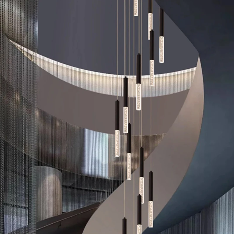 

Nordic Home Decor Dining Room Pendant Lamp Lights Indoor Lighting Stair Lamp Hanging Light Chandelier Lamps For Living Room