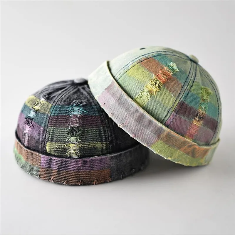 2026 Spring/Summer Unique Rainbow Striped Landlord Hats Unisex Landlord Cap Men Hip Hop Hat