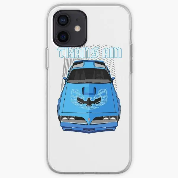 Firebird Trans Am 77 78 Blue Iphone Tou  Phone Case Customizable for iPhone 11 12 13 14 Pro Max Mini X XS XR Max 6 6S 7 8 Plus