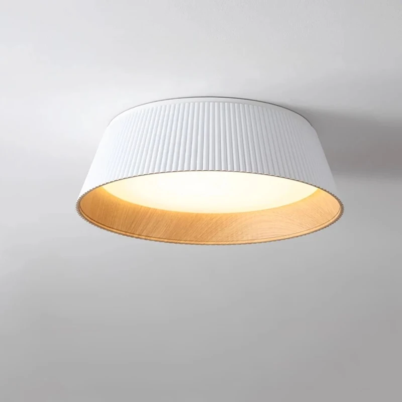 Wood Grain Ceiling Pendant Lamp Spanish Designer for Living Dining Room Bedroom Kitchen LED Ins Lighting Fixtures Factory Outlet
