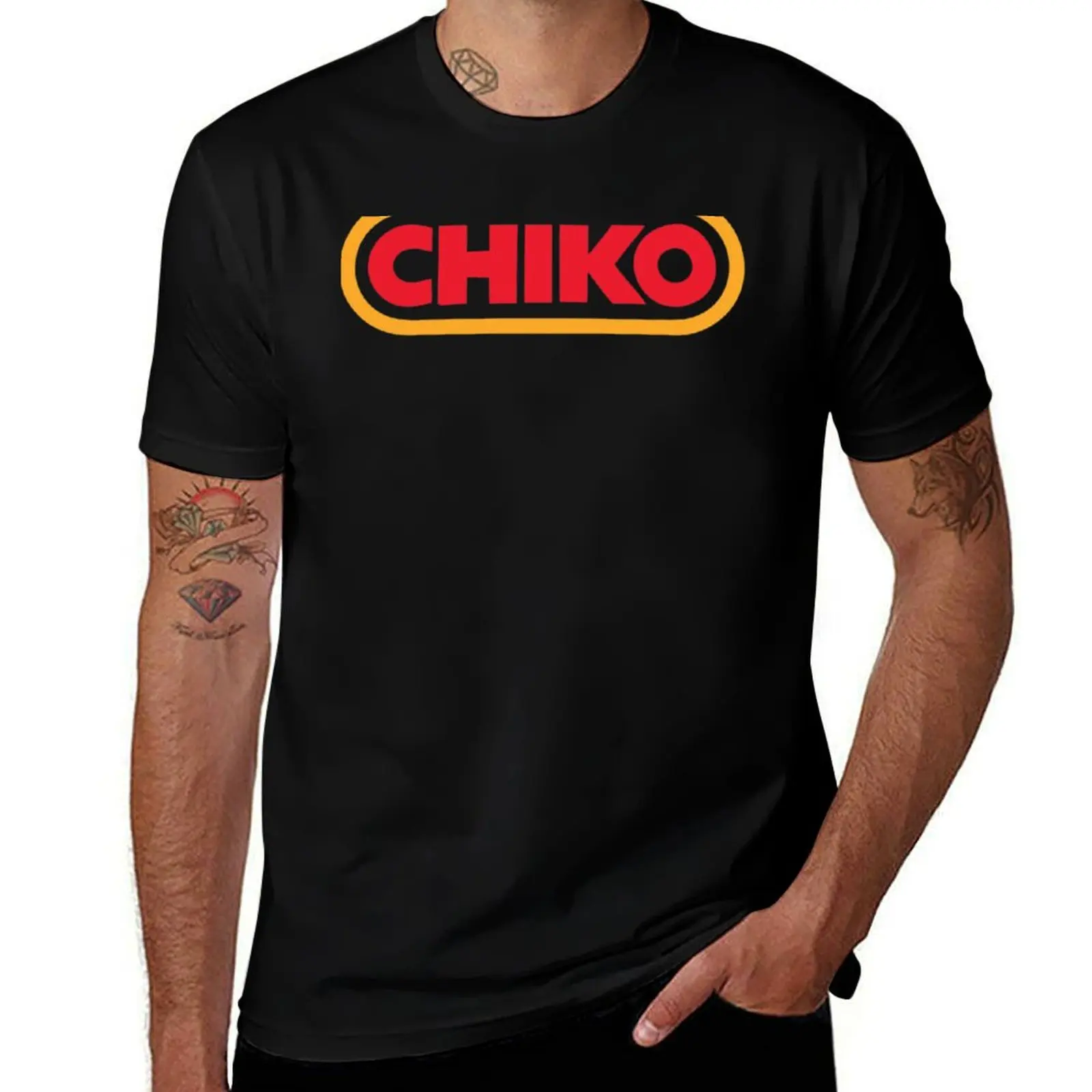 BEST SELLER - Chiko Roll Logo Merchandise T-Shirt T-Shirt t shirt man plain cotton t shirt man T-Shirt