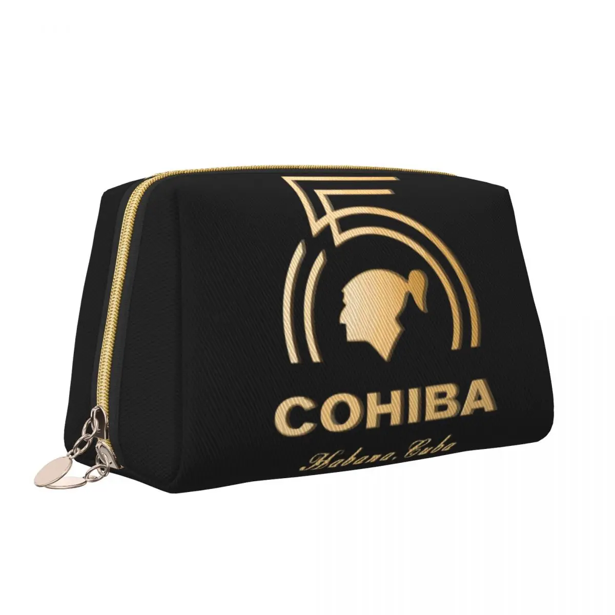 Custom Cohibas Kanye Cuban Travel Cosmetic Bag for Women Makeup Toiletry Organizer Lady Beauty Storage Dopp Kit