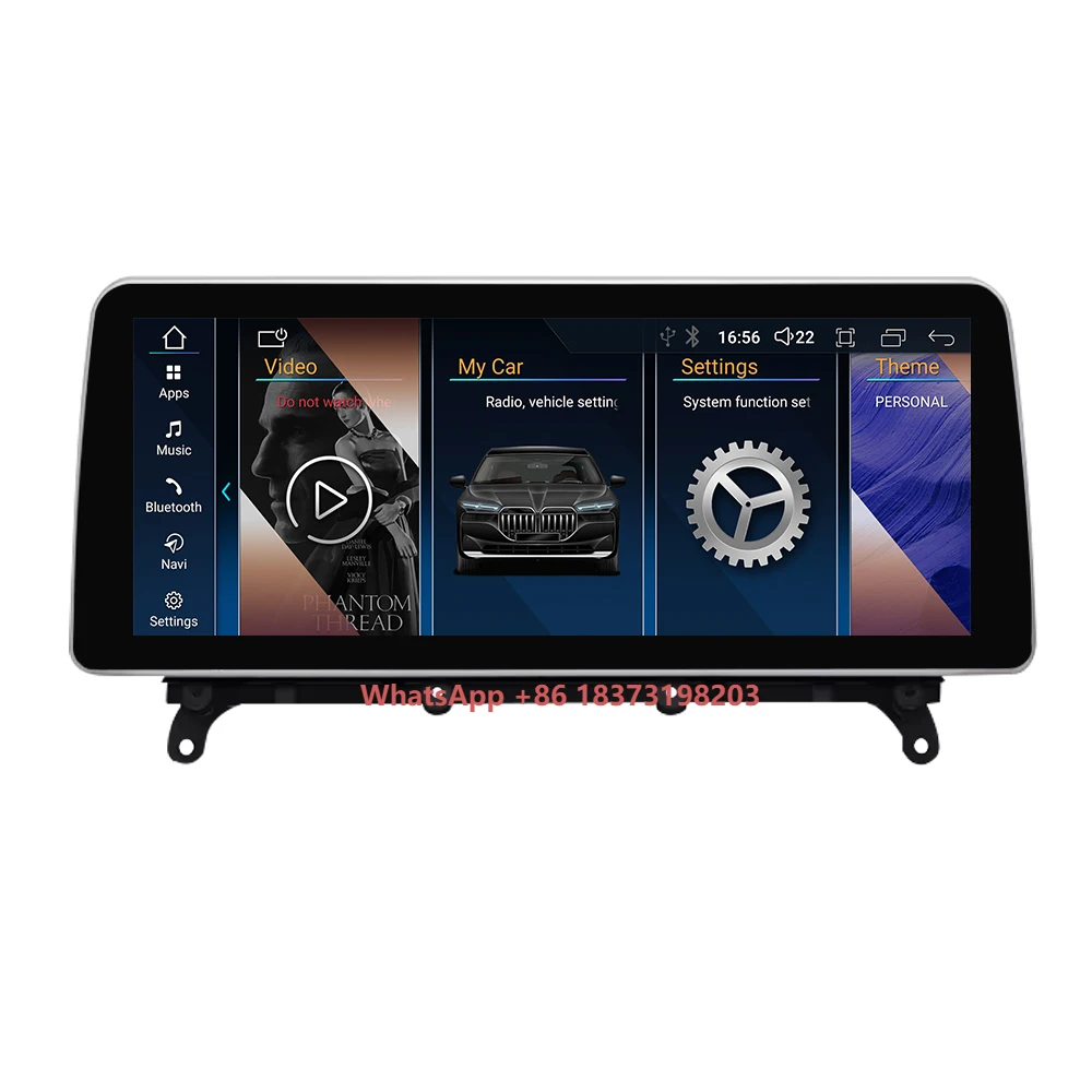 

LELV Android 14 Car Radio Wireless Carplay Android Auto Gps Navi Multimedia Player for X3 F25 X4 F26