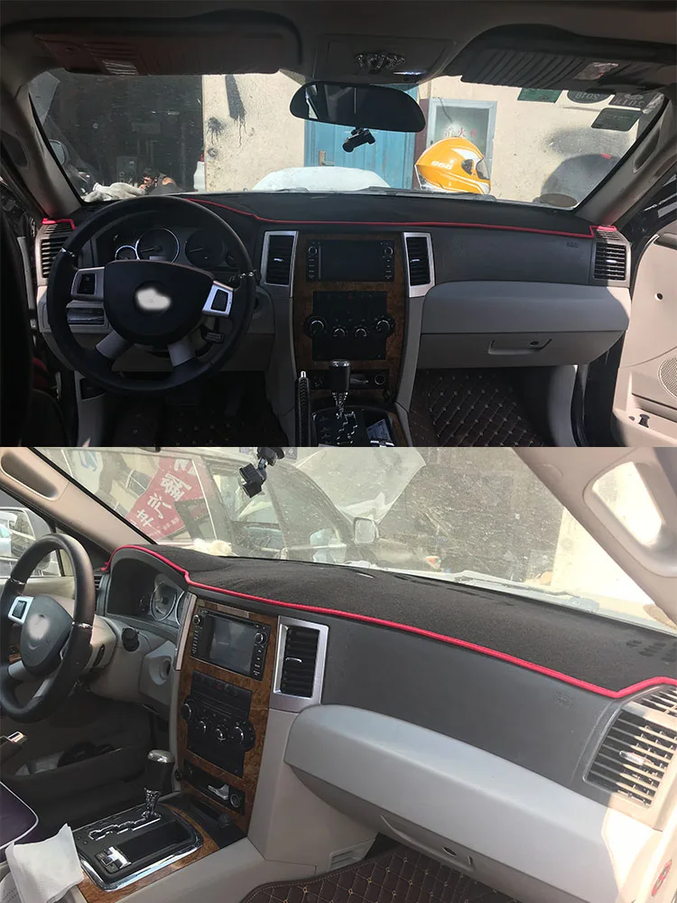 For Jeep Grand Cherokee III Mk3 WH WK Car Dashboard Mat Accsesories Anti-reflective Anti-slip Anti-dirty Pad Instrument Panel
