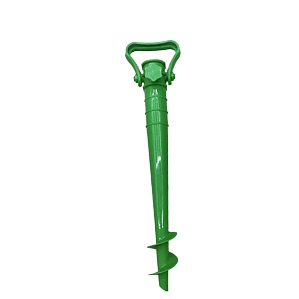 Adjustable Beach Umbrella Sand Ground Anchor Spike Umbrella Stretch Stand Holder for Fishing Pole Sun Beach Garden Patio