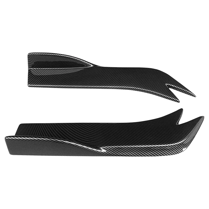 ForAudi RS6 A6 2013-2018 Accessories  The Car Front Bumper Splitter Lip Body Kit Spoiler Side Skirts Extensions Rear Wrap Angle
