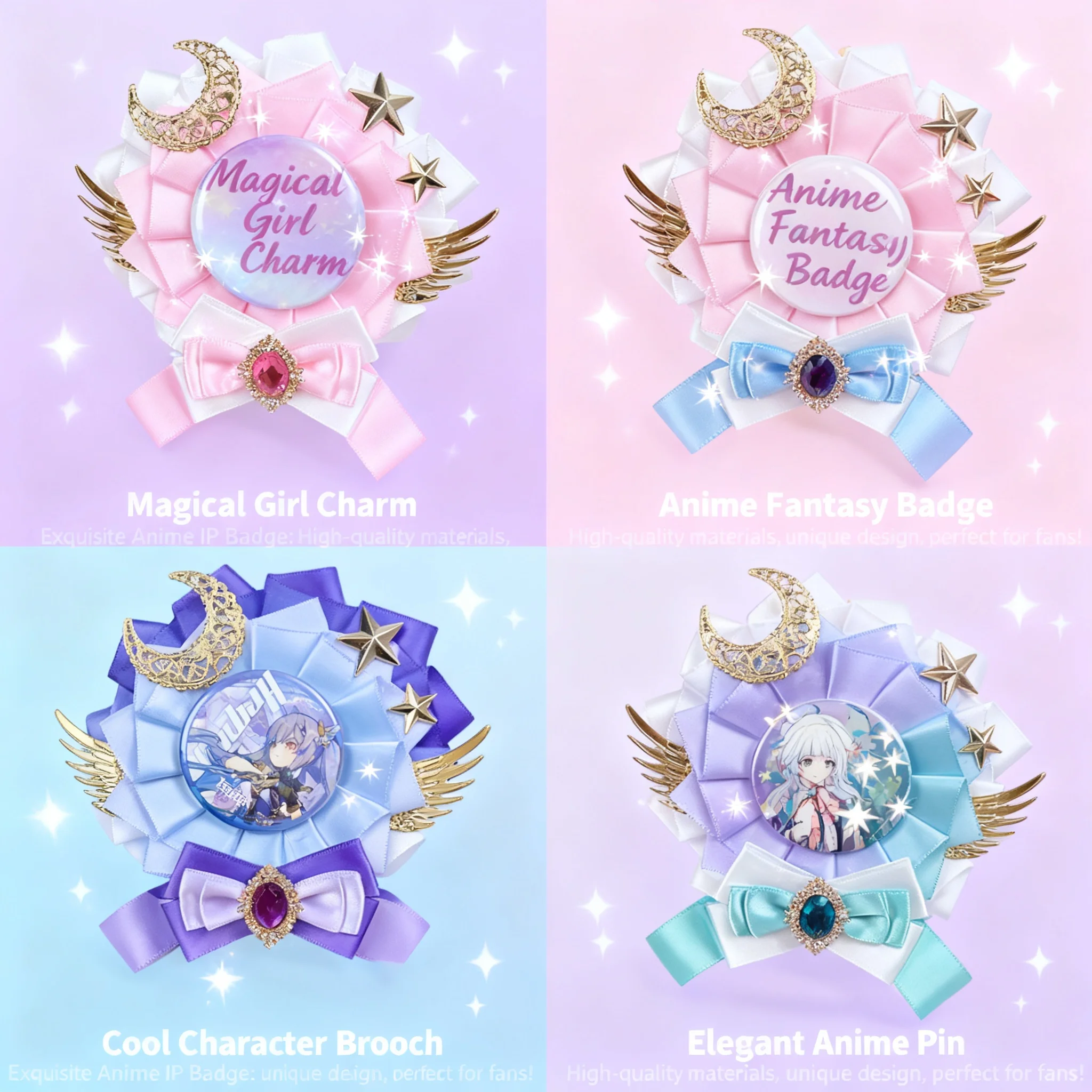 

Акриловая подставка для значков и брошей в стиле аниме: Genshin Impact, Hatsune Miku, Short Tail. Милые аксессуары для косплея.