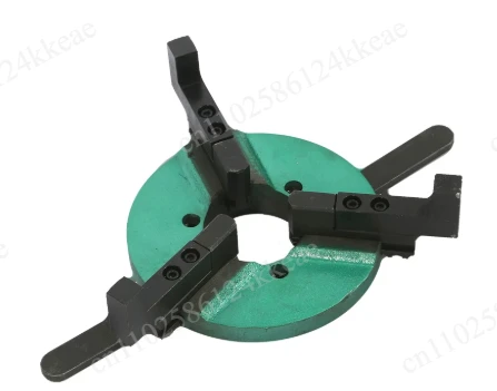 D200 Self-Centering 3 Jaws Manual Lathe Chuck Welding Positioner Turntable Accessories Center Hole 80Mm Clamp Range