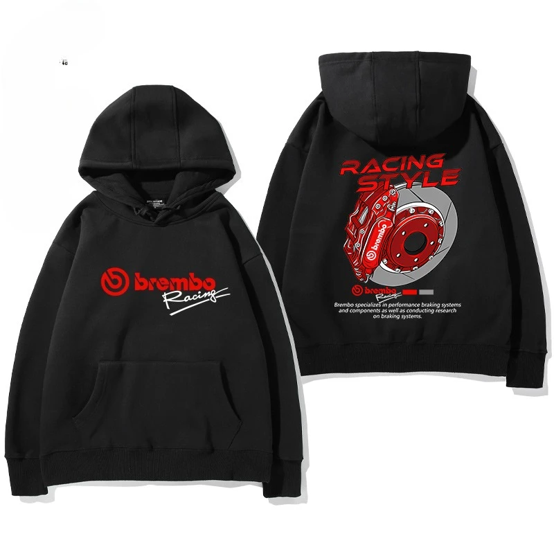 

2025 Brembo Brake Calipers, Car Modification Enthusiasts, Hong Kong-style Hoodies, Men's and Women's Hooded Jackets, Trendy
