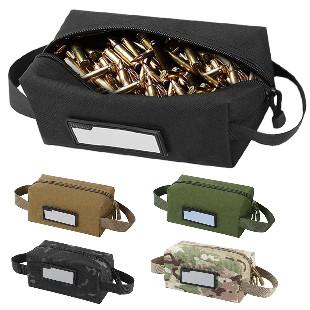 Tactical Ammo Pouch Rifle Bullet Storage Carrier Bag Military Bag EDC Tool Bag Firearm Ammunition Carrier Bag Hunting Bag