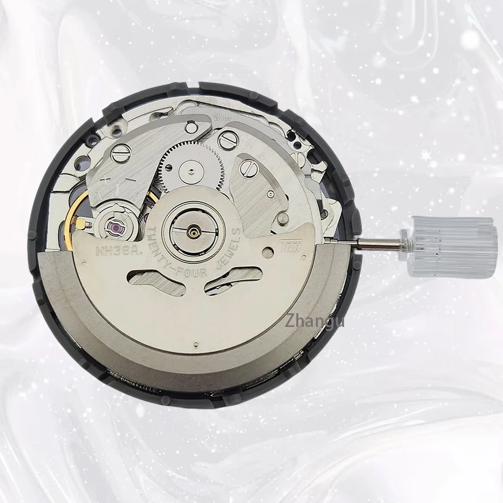 NH38 Movement Mod Series Automatic High Accuracy Parts Twenty-four Jewels NH38 Movement